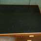 Mid Century Teak Office Desk with Black Top - Danish?