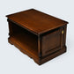 Old Charm TV Stand Linenfold Doors Model 2172 Tudor Brown Oak FREE UK Delivery