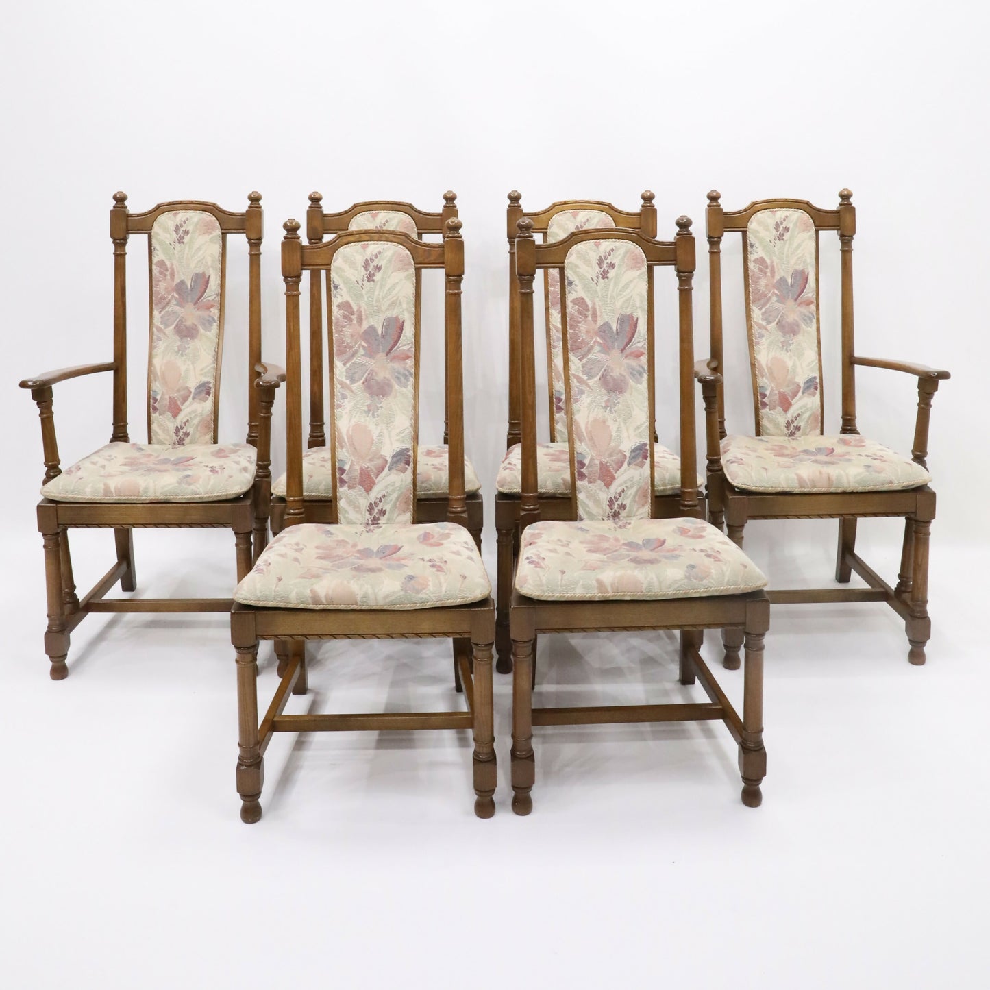 6 Ercol Hampton Dining Chairs Including 2 Carvers Golden Dawn FREE UK* Delivery. SBR9280/2506D