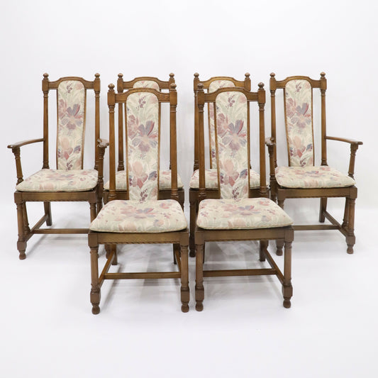 6 Ercol Hampton Dining Chairs Including 2 Carvers Golden Dawn FREE UK* Delivery. SBR9280/2506D