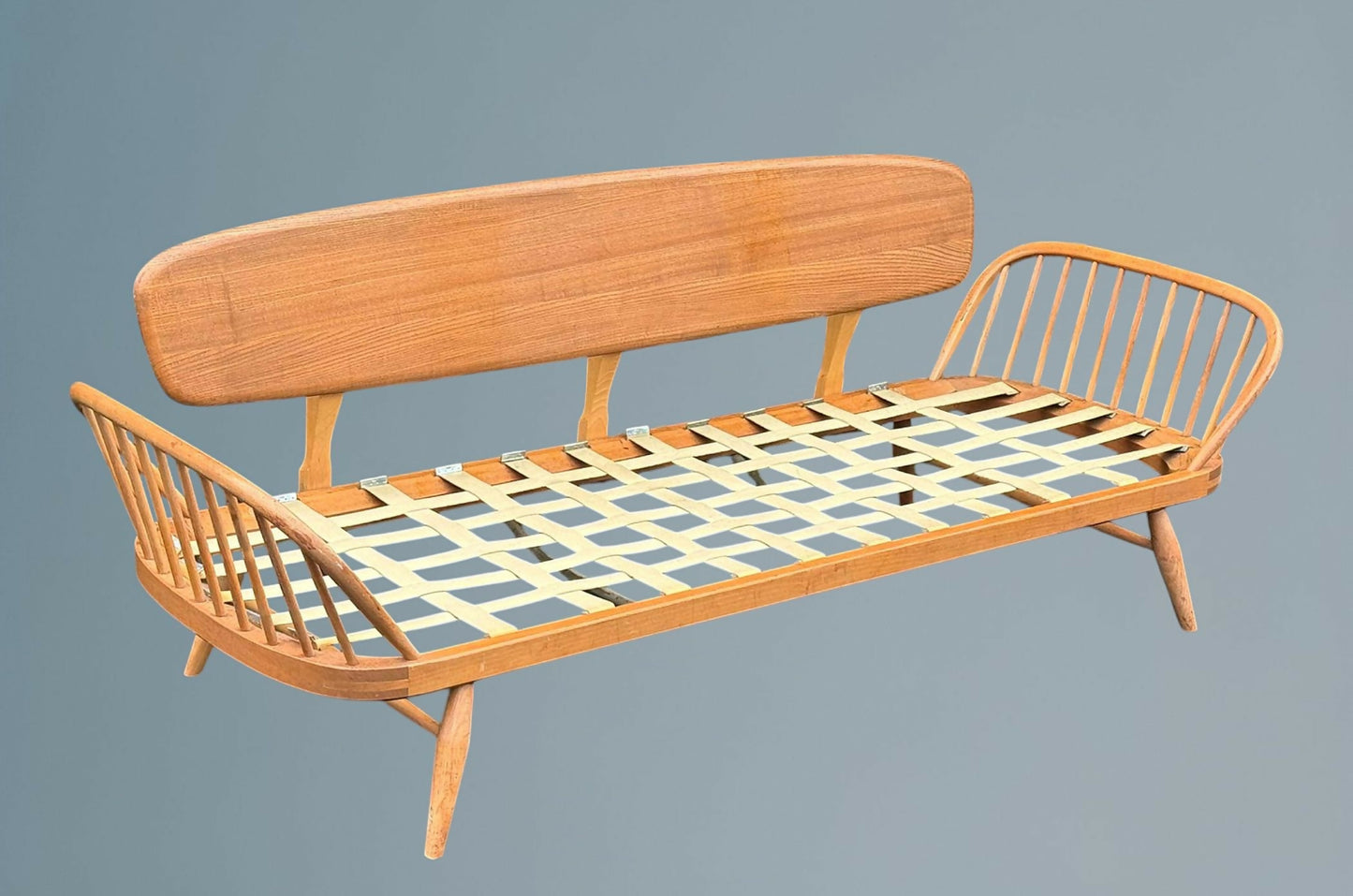 Mid Century Ercol Studio Couch Day Bed Sofa Blonde