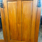 Edwardian Stripped Satinwood Double Mirror Door Wardrobe