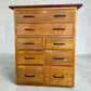 Mid century tall industrial chest of drawers