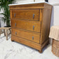 Oak Bureau Vintage Vanity Unit
