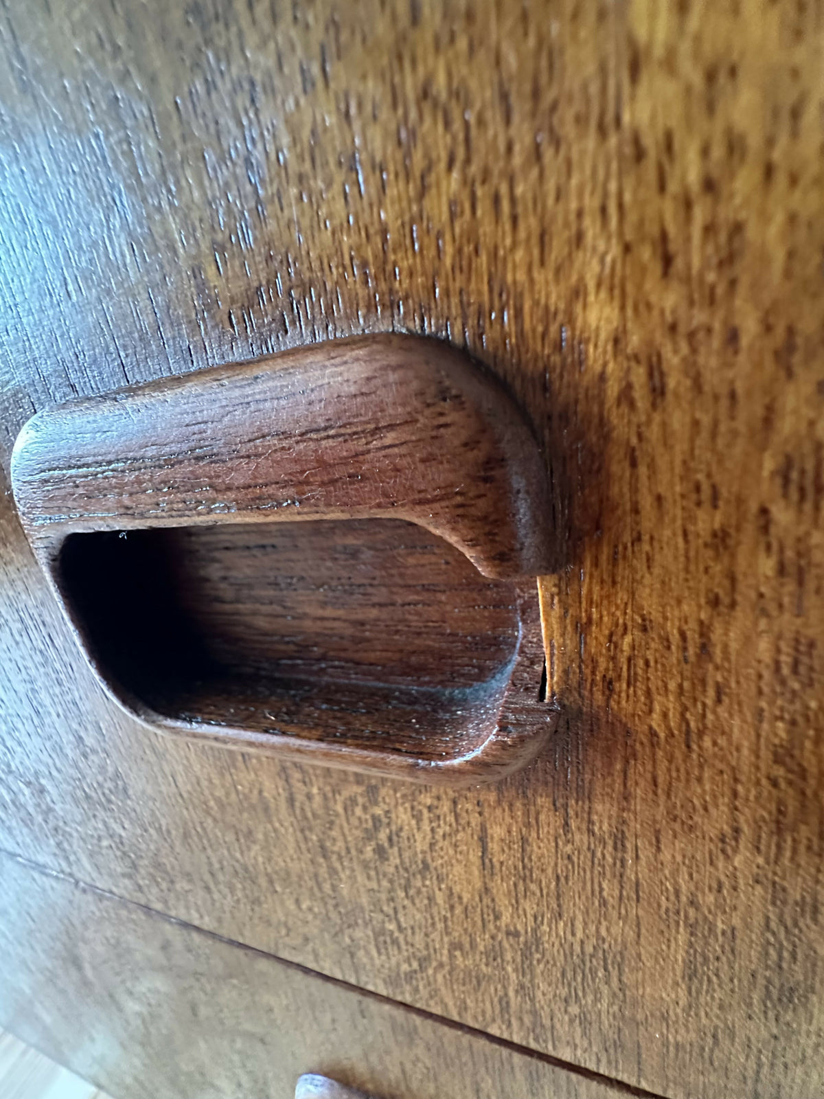 Mid Century Teak Swedish Rolltop Bureau By Egon Ostergaard