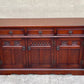 A WOOD BROTHERS OLD CHARM TUDOR BROWN CARVED OAK SIDEBOARD / DRESSER BASE / CUPBOARD / CABINET.
