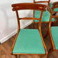 Set of Seven Reproduction Regency Style Mahogany Dining Chairs