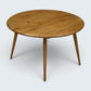 Ercol Large Round Coffee Table 1970s Retro Light Finish 74.5cm FREE UK Delivery