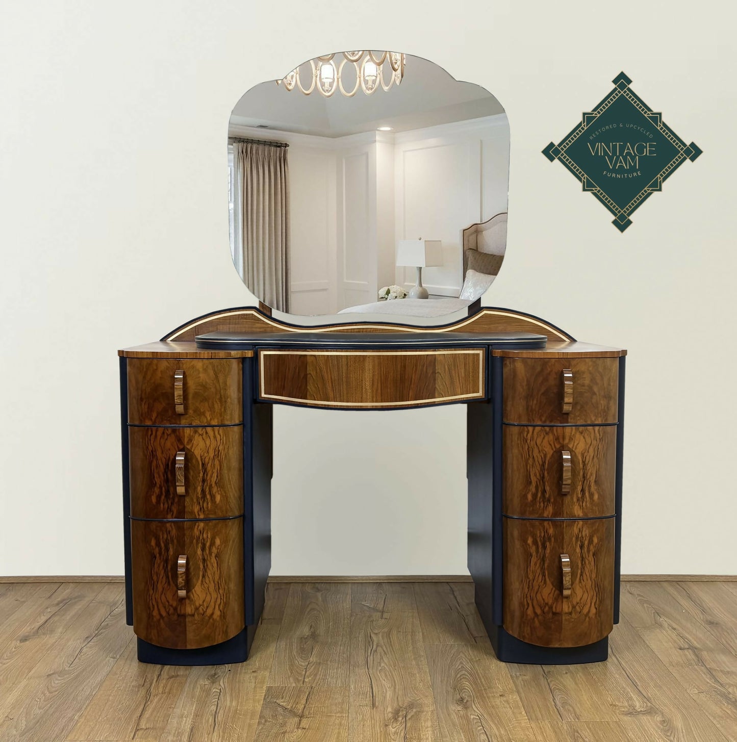 Art Deco dressing table, Tiffany Peacock