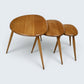 Ercol Pebble Nest Of Tables Ercol's Light Finish Clean Condition Free Delivery*