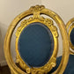 Set of Five Antique French Rococo Style Gilt Dining Chairs
