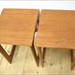 Vintage Bedside Table Set Of 2 Pair McIntosh Teak Mid Century Danish Design