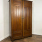 Edwardian Oak Double Wardrobe
