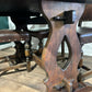 Vintage Refectory Dining Table With Six Chairs6