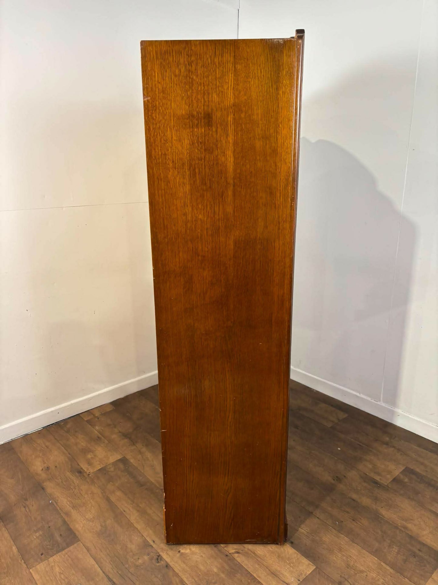 Vintage Badged Lebus Oak Double Wardrobe