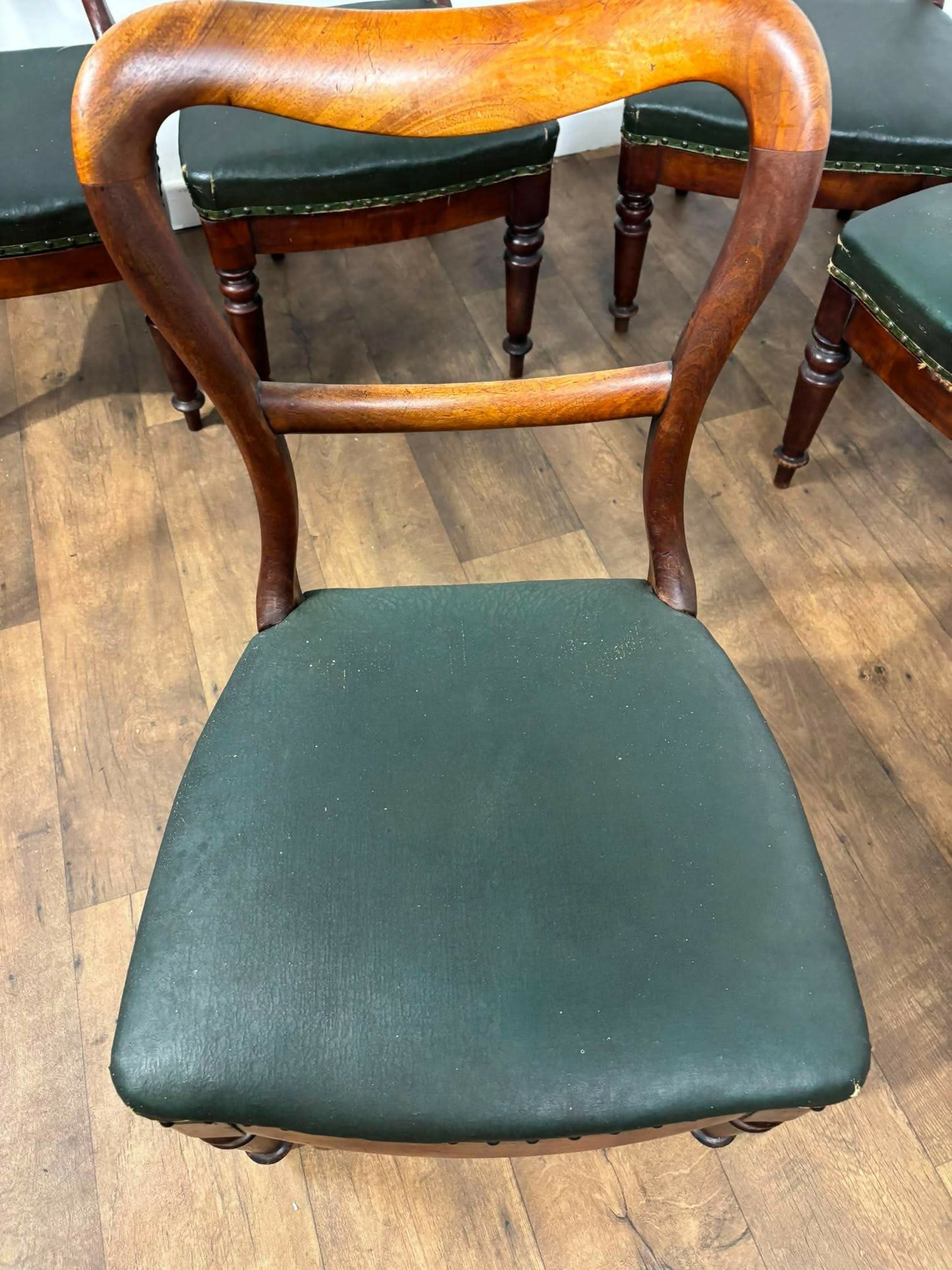 Set of Six Victorian Mahogany Dining Chairs