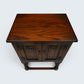Old Charm Pedestal Cabinet Cupboard Bedside Tudor Brown Finish FREE UK DELIVERY*