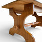 Vintage Wooden Coffee Table 86cm Length 46cm Width 39cm Height Turned Stretcher