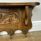 Coat Rack Vintage French Oak Wall Mounted 6 Hooks Carved Rack Hanger LOT 6202