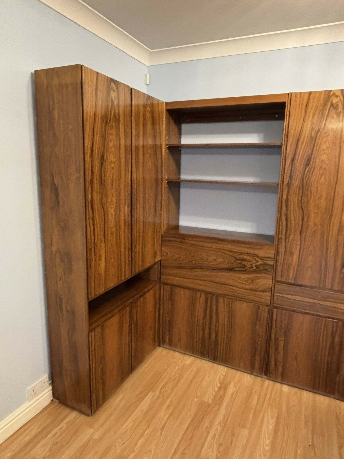 Vintage Archie Shine Rosewood Cocktail Cabinet, Drinks Display Cabinet, Shelves & Cupboards