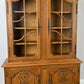 Bookcase Vintage French Louis XVI Oak Display Cabinet Carved Sideboard LOT 6283