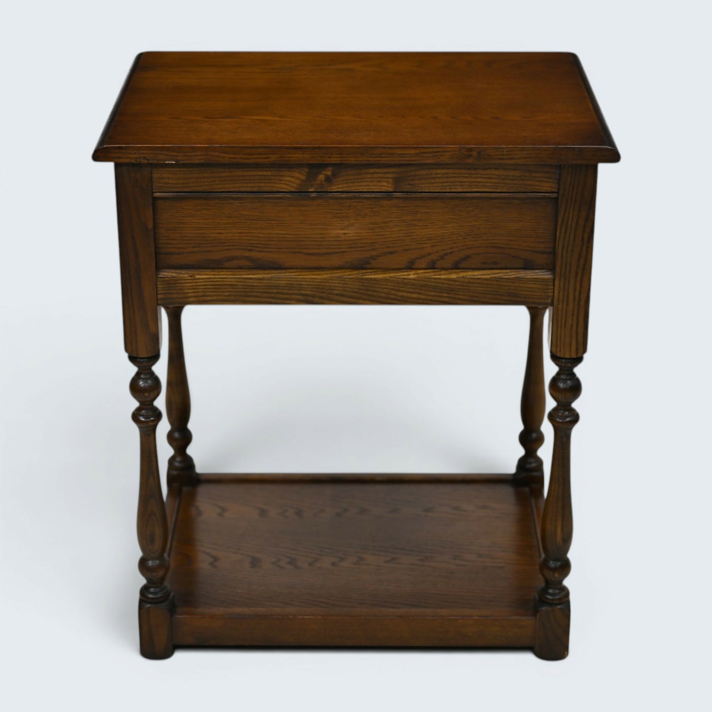 Old Charm Side Table Lamp Table Light Oak Finish With Drawer FREE UK Delivery