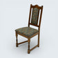 4 Old Charm Dining Chairs Widford Green Light Oak Upholstery FREE UK Delivery*