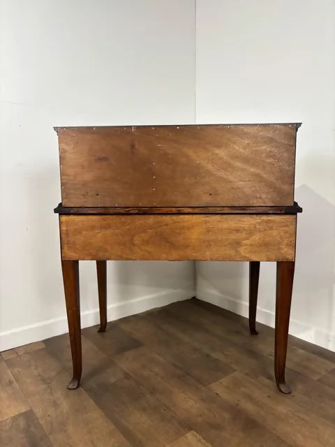 Vintage Mahogany Writing Desk with Pull-Out Writing Surface