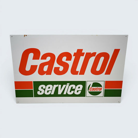 Vintage Castrol Service Tin Sign Retro Garage Automobilia Oil Advertising 36x24