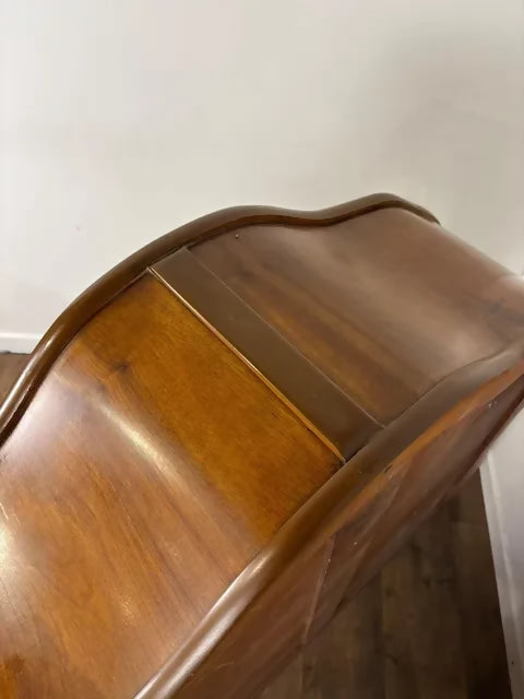 Art Deco Walnut Glazed Display Cabinet
