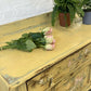 Yellow Buffet Cupboard with Roses
