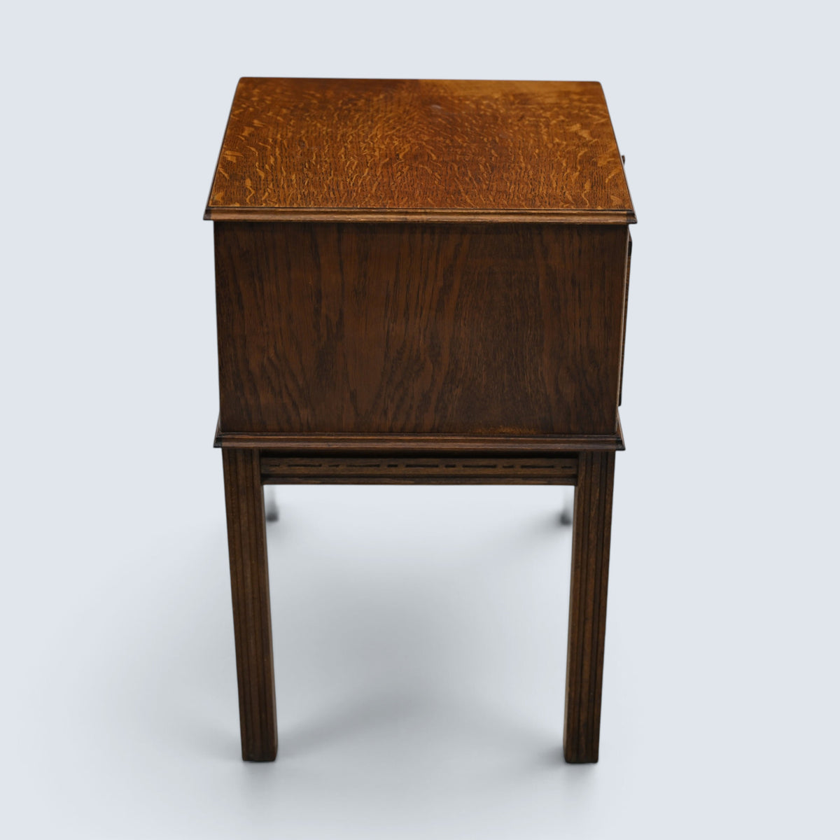 Hall Telephone Table/Seat With Cushion & Small Cupboard Vintage FREE UK Delivery
