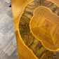 Art Deco Inlaid Walnut Draw Leaf Dining Table