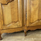 Wardrobe Vintage French Louis XVI Style Five Door Oak Carved Armoire LOT 6125