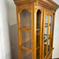Contemporary Oak Glazed Display Cabinet