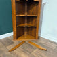 Oak Open Corner Wall Cabinetnn