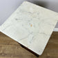 Bedside Table Antique French Style Marble Top Oak Cabinet Nightstand LOT 6246