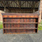 Antique Georgian 19th Century Oak Wall Hanging Shelves Kitchen Larder Pantry