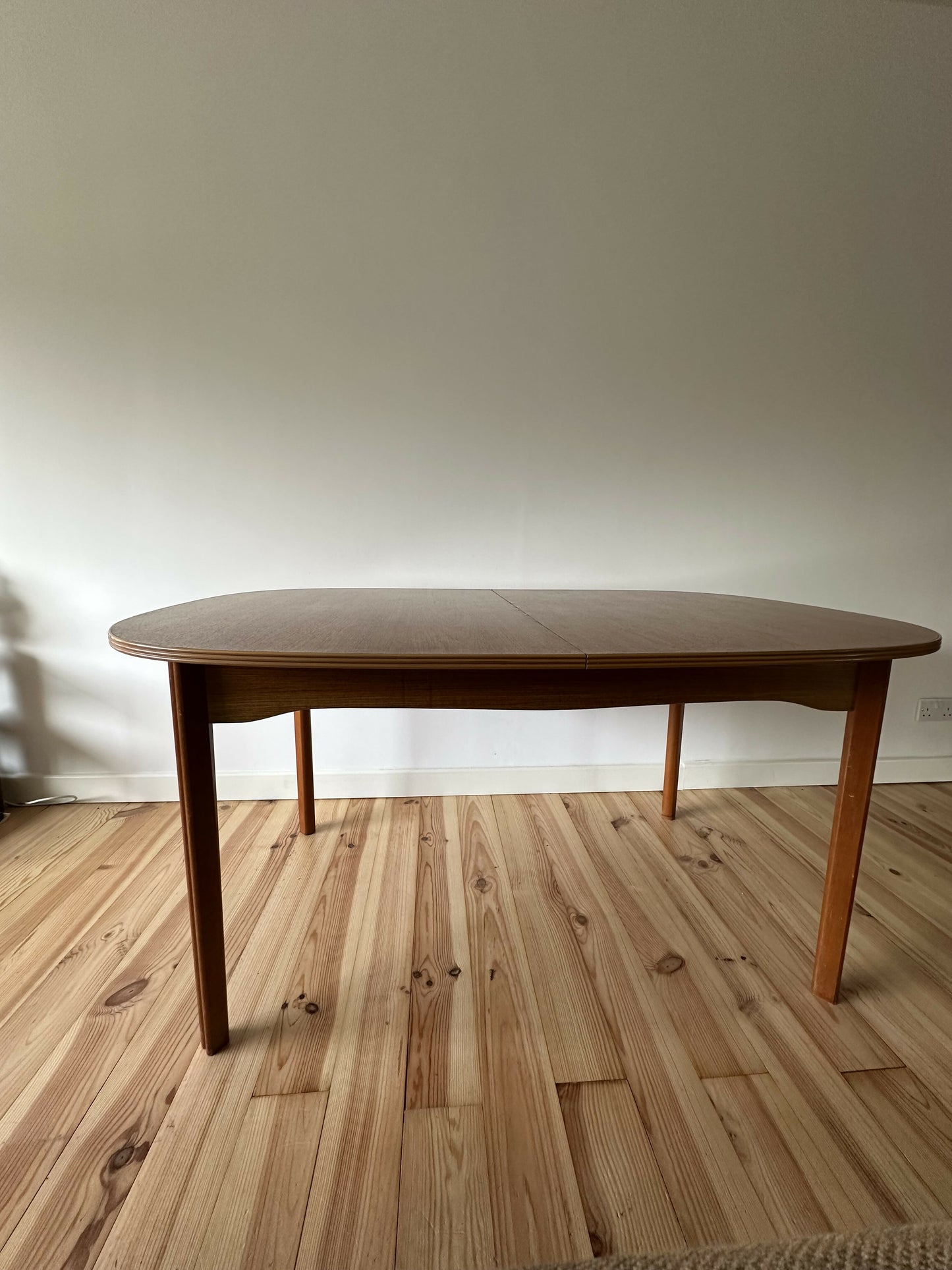 Mid Century Teak Dining Table Extending Vintage Retro Table