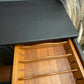 Vintage black Ercol Windsor sideboard