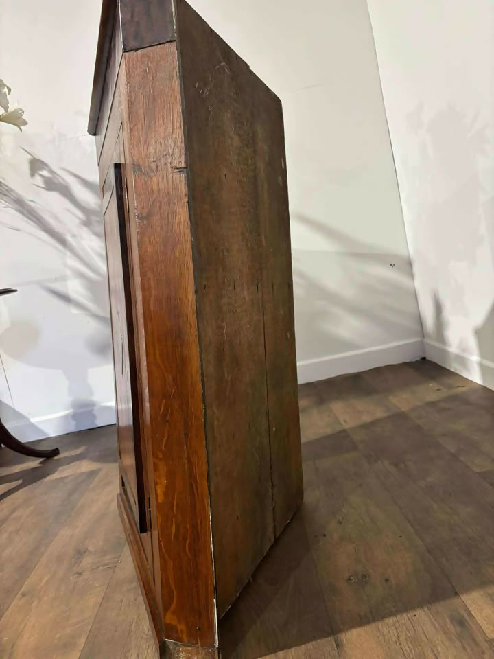 Victorian Oak Corner Cupboard c.1880