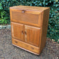Mid Century Ercol 469 Elm Bureau Drinks Cocktail Cabinet