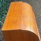 Mid Century Cylinder Top Bureau In Teak