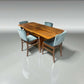 Beautility Mid Century Walnut Dining Table With 4 Chairs