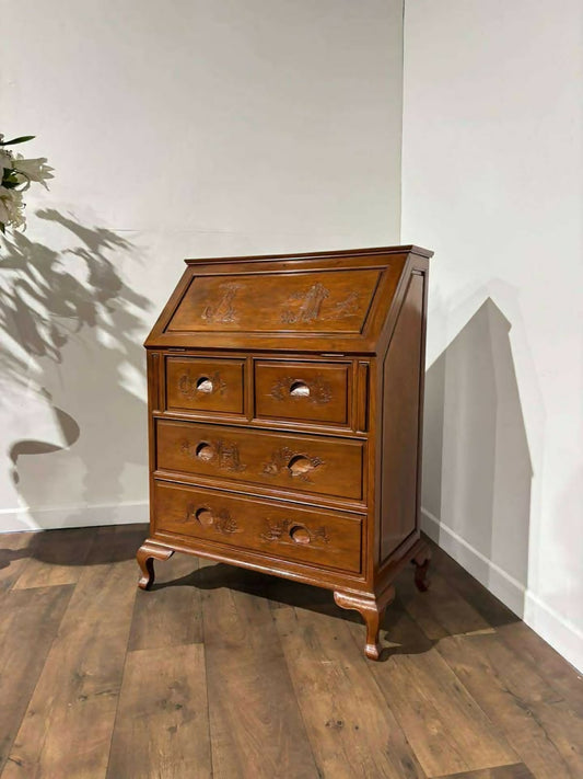 Oriental Style Camphor Wood Bureau