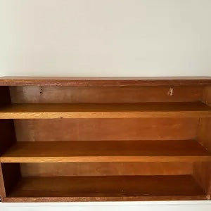 Vintage Mid Century Teak Kitchen Tidy Wall Shelf Organiser