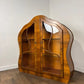 Art Deco Walnut Glazed Display Cabinet