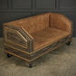 Moroccan Embossed Metal & Leather Sofa