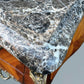 Louis XV Style French Walnut and Marquetry Inlaid Marble Top Commode
