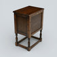 Old Charm Pedestal Cabinet Small Cupboard Bedside Tudor Brown FREE DELIVERY*